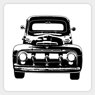 Classic F100 F1 Pickup Sketch Art Magnet